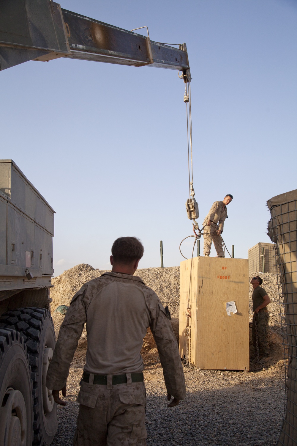 42nd Battalion Georgian Liaison Team 8 conducts resupply and retrograde