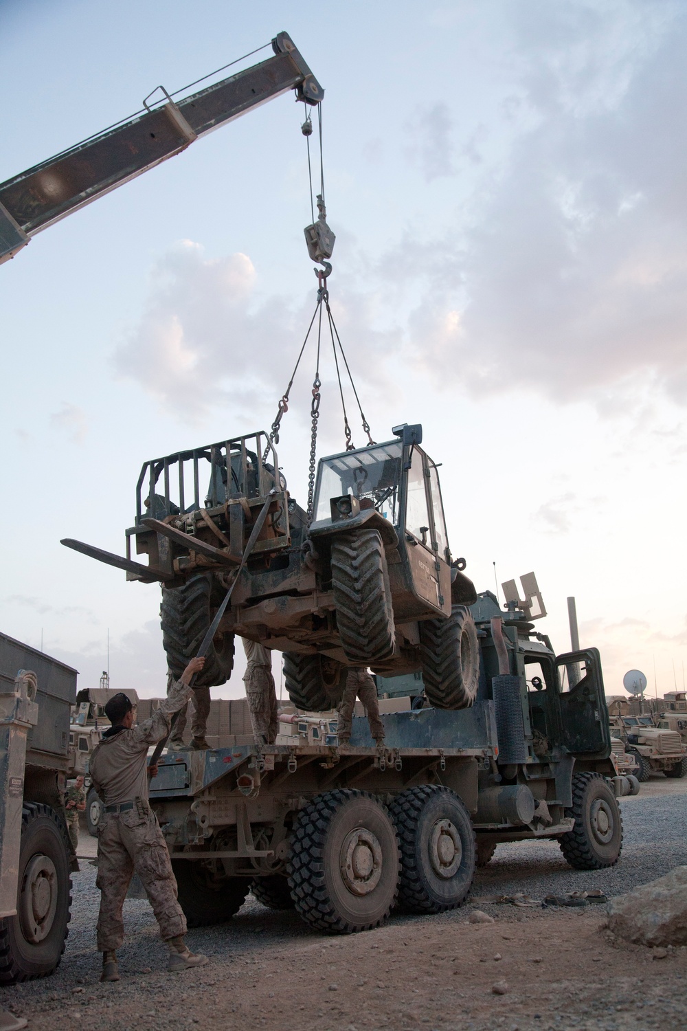 42nd Battalion Georgian Liaison Team 8 conducts resupply and retrograde