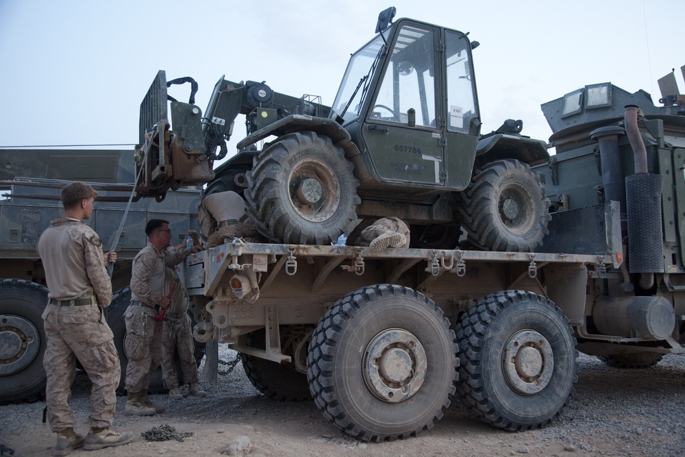 42nd Battalion Georgian Liaison Team 8 conducts resupply and retrograde