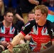 Prince Harry competes in Warrior Games volleyball exhibition