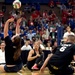 Misty May-Treanor plays volleyball with wounded warriors, Prince Harry