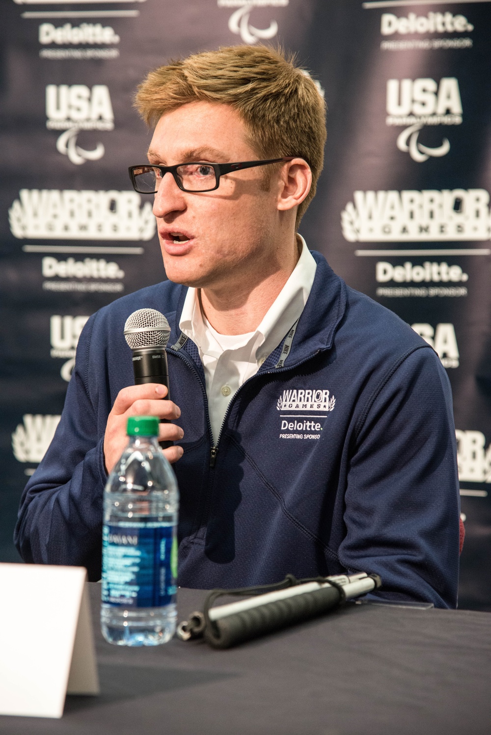 Warrior Games 2013 Lt. Brad Snyder press conference