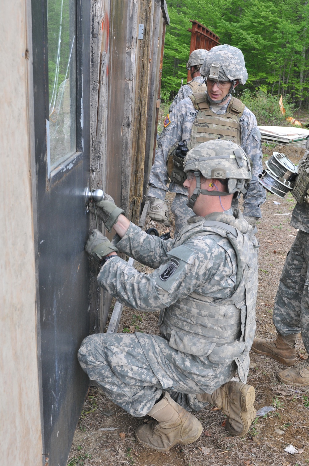 Explosive Breach Training at Camp Ethan Allen Training Site