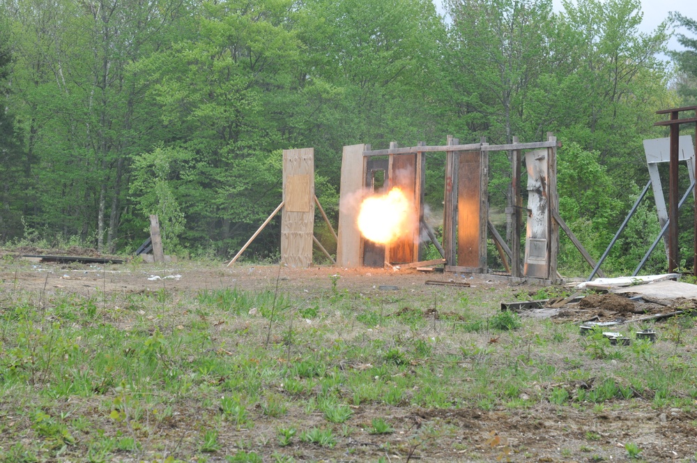 Explosive Breach Training at Camp Ethan Allen Training Site