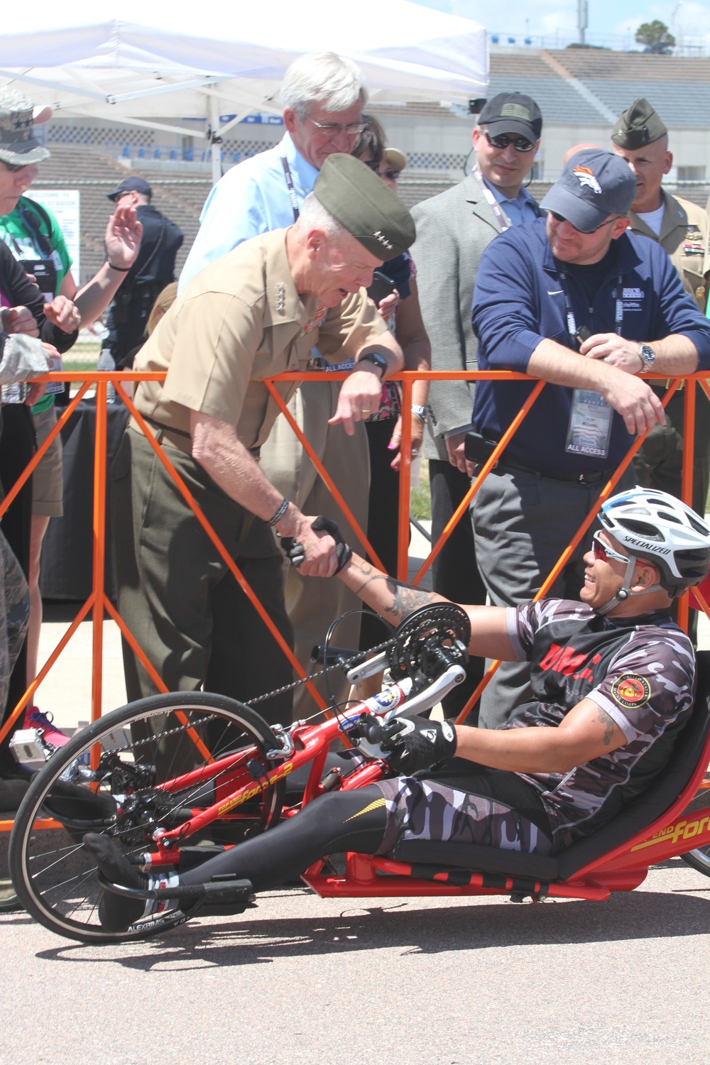 Marines win first gold medal of the 2013 Warrior Games