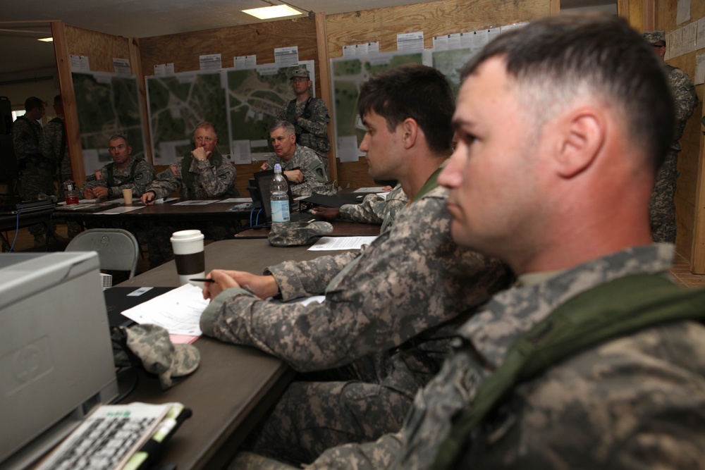 US Army Lt. Gen. Donald M. Campbell Jr. visits the Joint Multinational Readiness Center