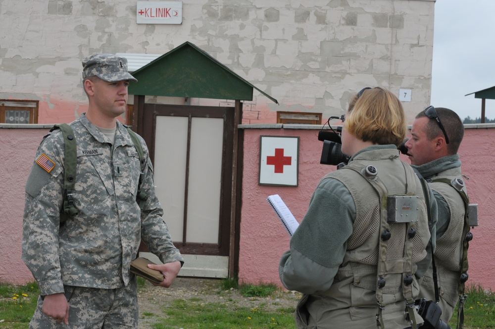 525th Battlefield Surveillance Brigade, Kosovo Force training exercise