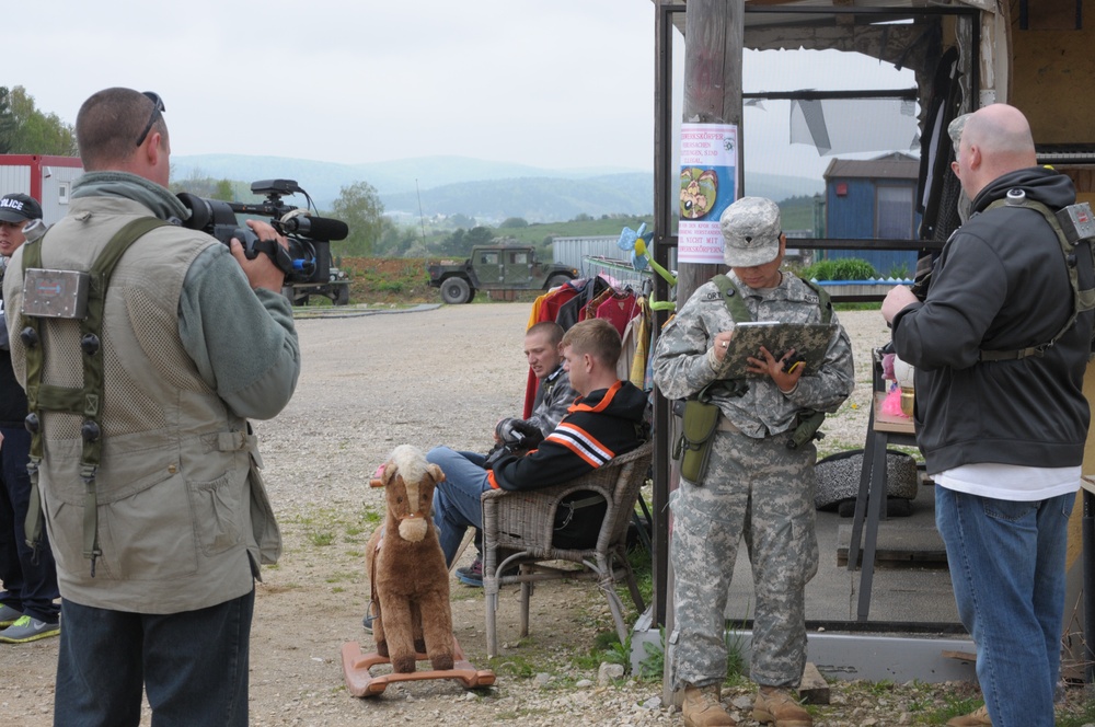 525th Battlefield Surveillance Brigade, Kosovo Force training exercise