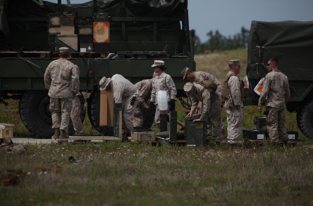 Having a blast: ammunition Marines train with explosives