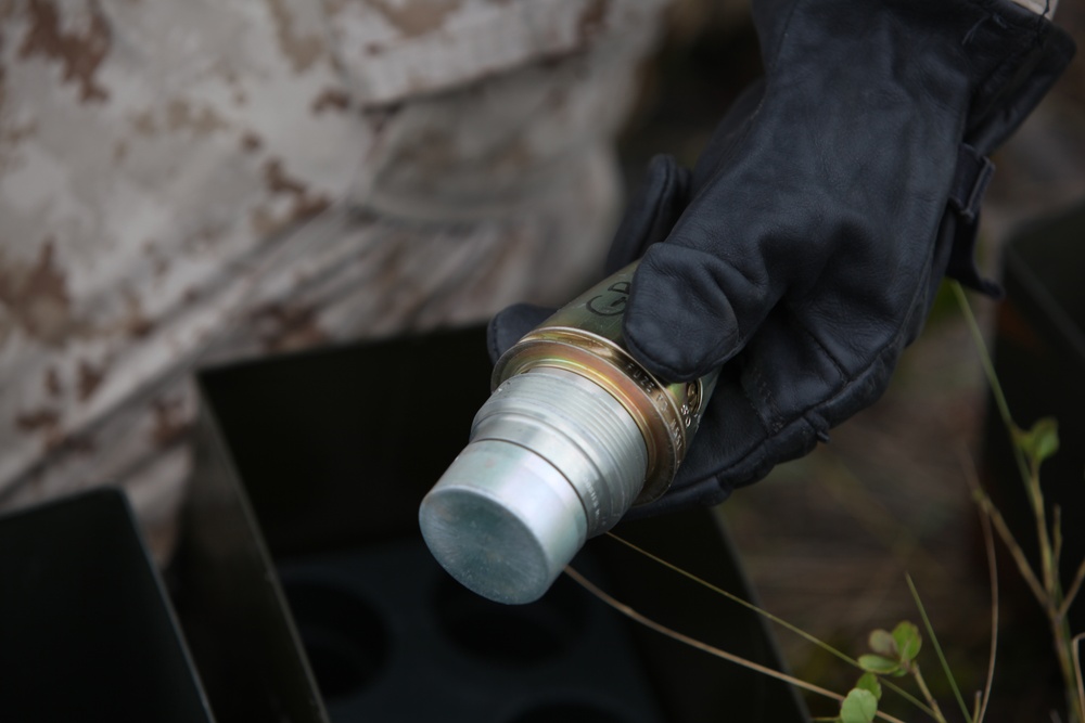 Having a blast: ammunition Marines train with explosives