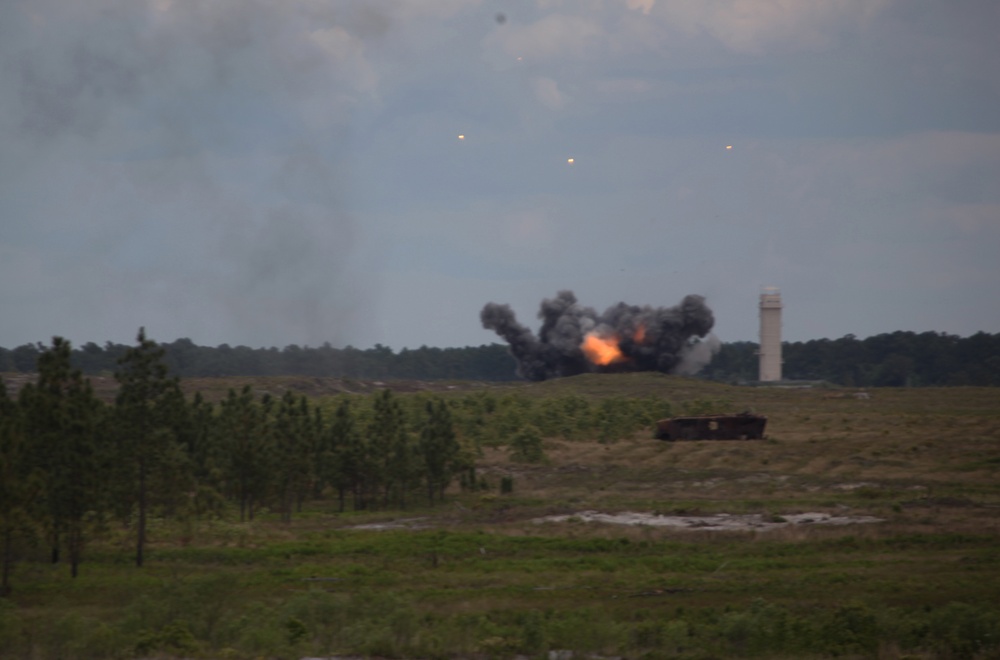 Having a blast: ammunition Marines train with explosives