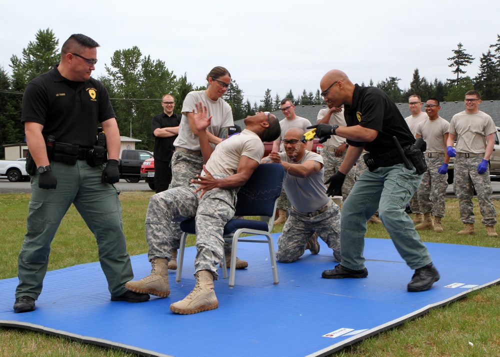 Oh, Zap: MPs train on non-lethal measures
