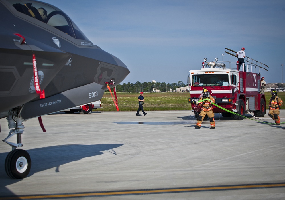 First responders tested in F-35 accident exercise