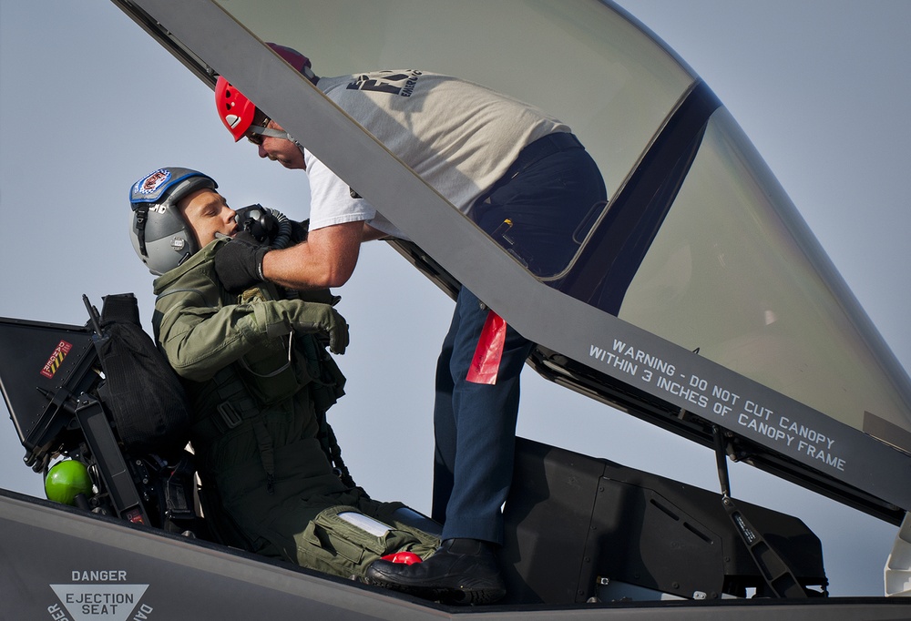 First responders tested in F-35 accident exercise