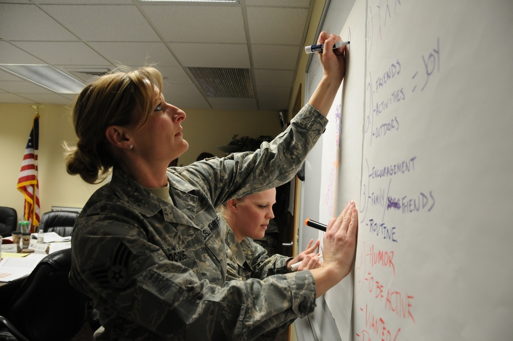 High-tech satellite training prepares airmen for noncommissioned officer ranks