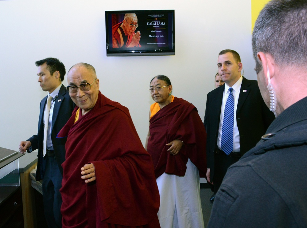 Oregon Guard assists during Dalai Lama visit