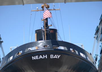 Coast Guard Cutter goes to dry dock