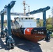 Coast Guard Cutter goes to dry dock