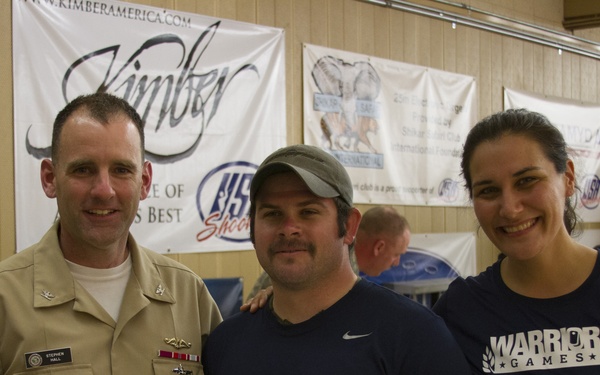 Navy shooters celebrate gold medals at 2013 Warrior Games