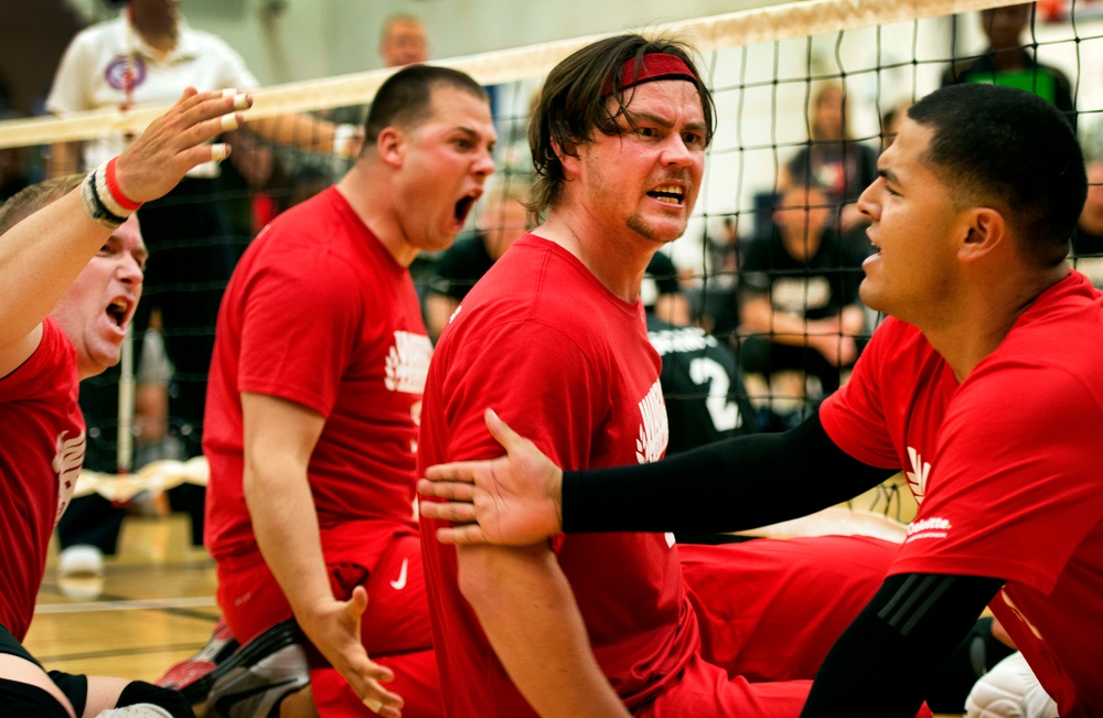 Marines beat Army, remain undefeated in sitting volleyball