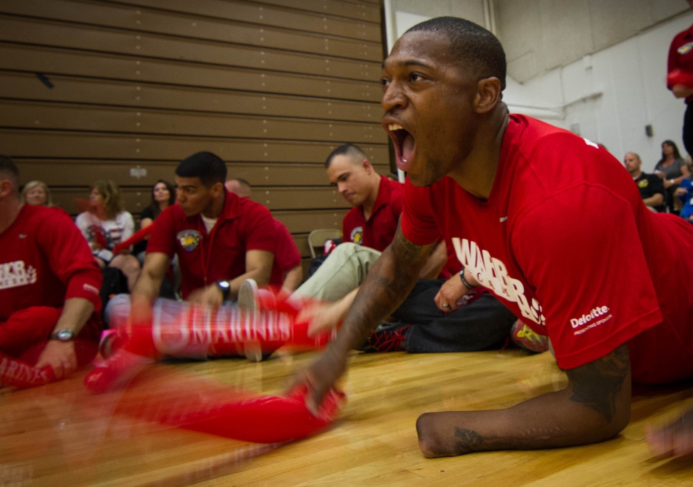 Marines Roll Through Army in Sitting Volleyball at Warrior Games