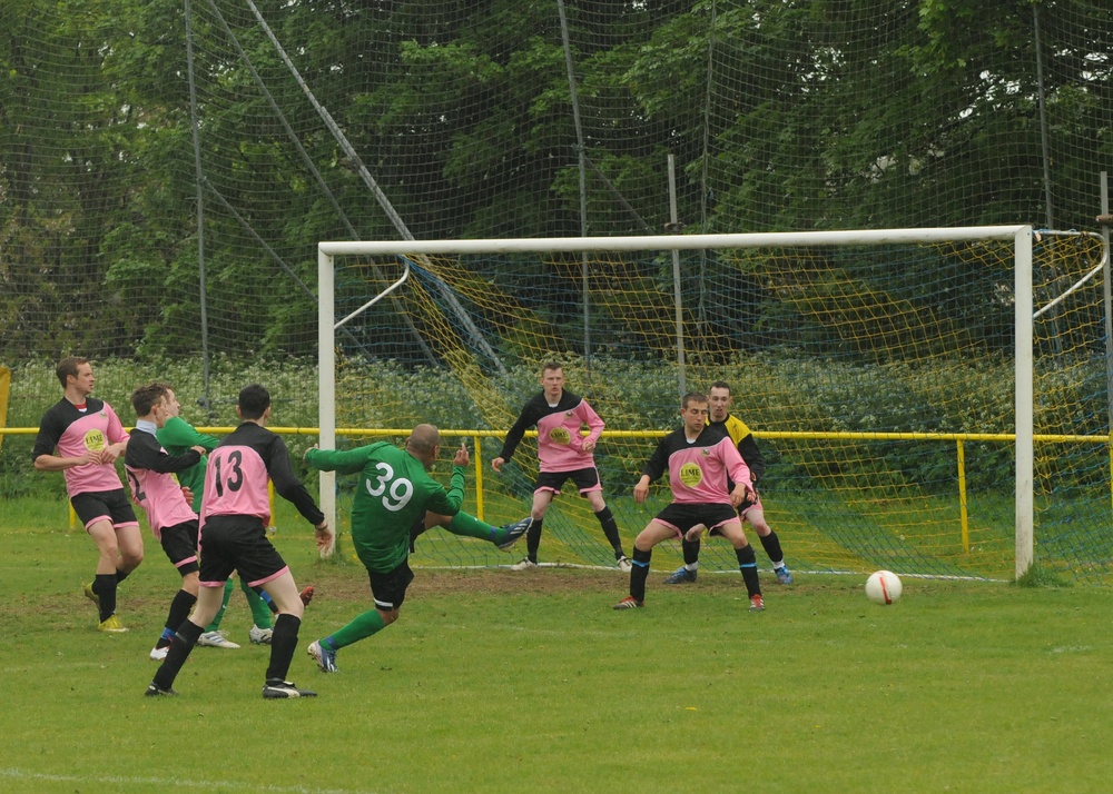 Racing Newmarket football club hosts joint base team