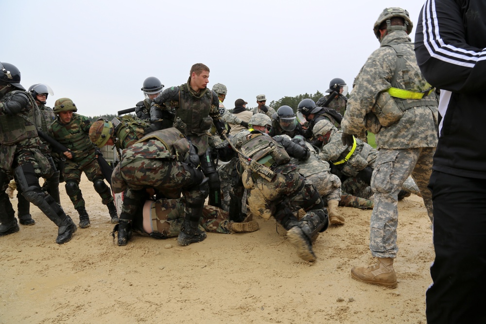 525th Battlefield Surveillance Brigade, Kosovo Force mission rehearsal exercise