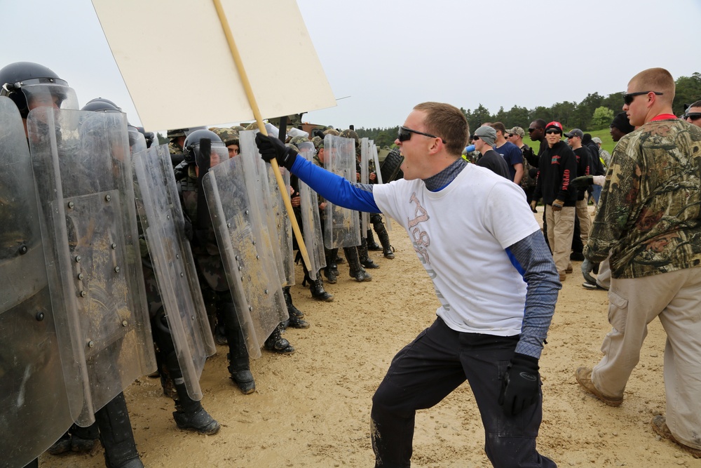 525th Battlefield Surveillance Brigade, Kosovo Force mission rehearsal exercise