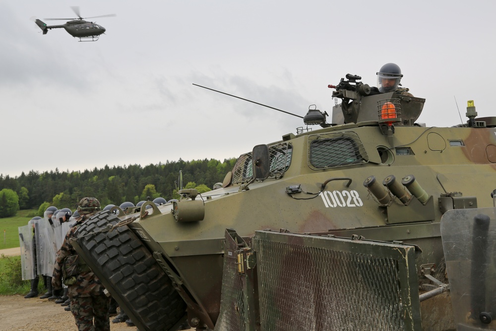 525th Battlefield Surveillance Brigade, Kosovo Force mission rehearsal exercise