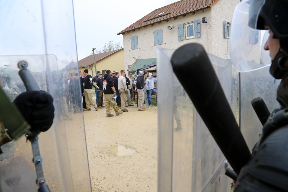 525th Battlefield Surveillance Brigade, Kosovo Force mission rehearsal exercise