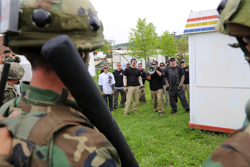 525th Battlefield Surveillance Brigade, Kosovo Force mission rehearsal exercise