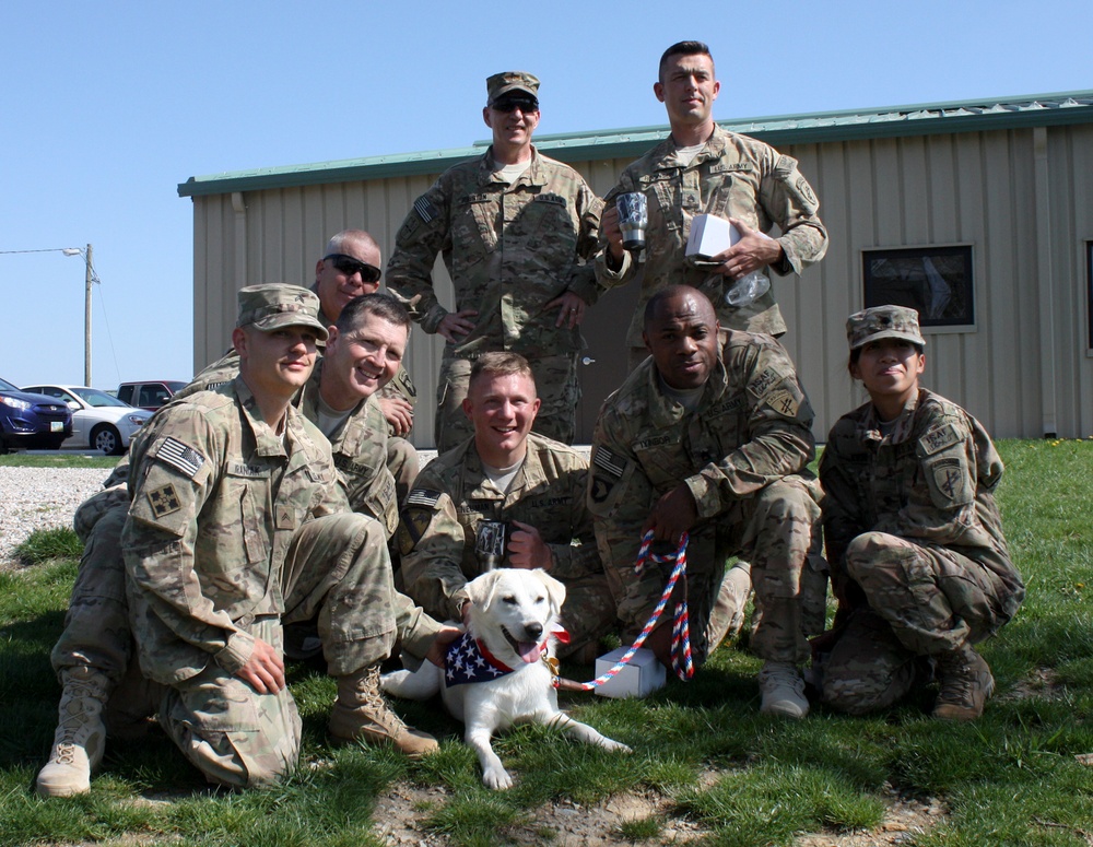 PRT Nangarhar reunites with base dog