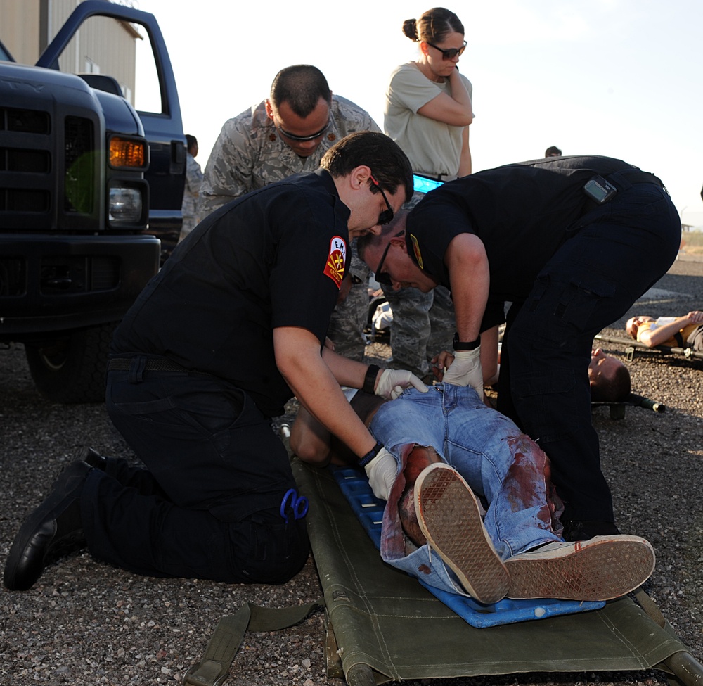 Angel Thunder 2013 - Aircraft Crash Exercise