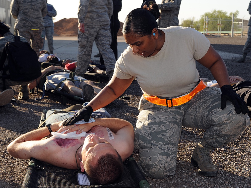 Angel Thunder 2013 - Aircraft Crash Exercise