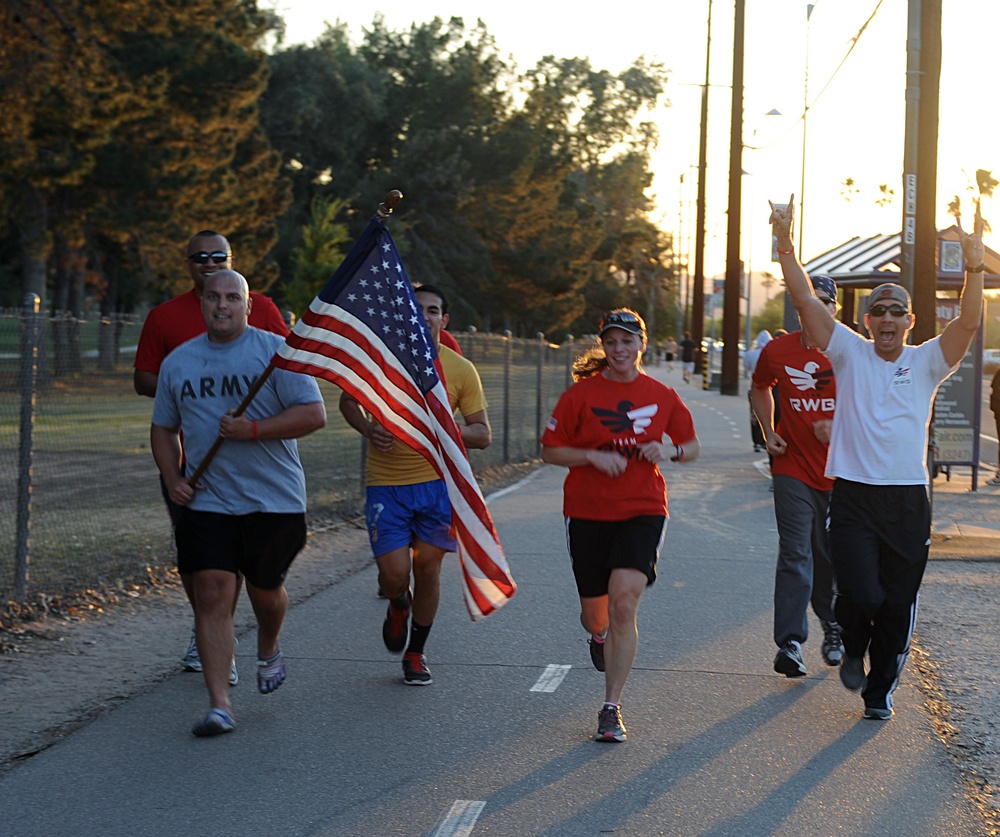 Team RWB and DLT run for Boston Marathon