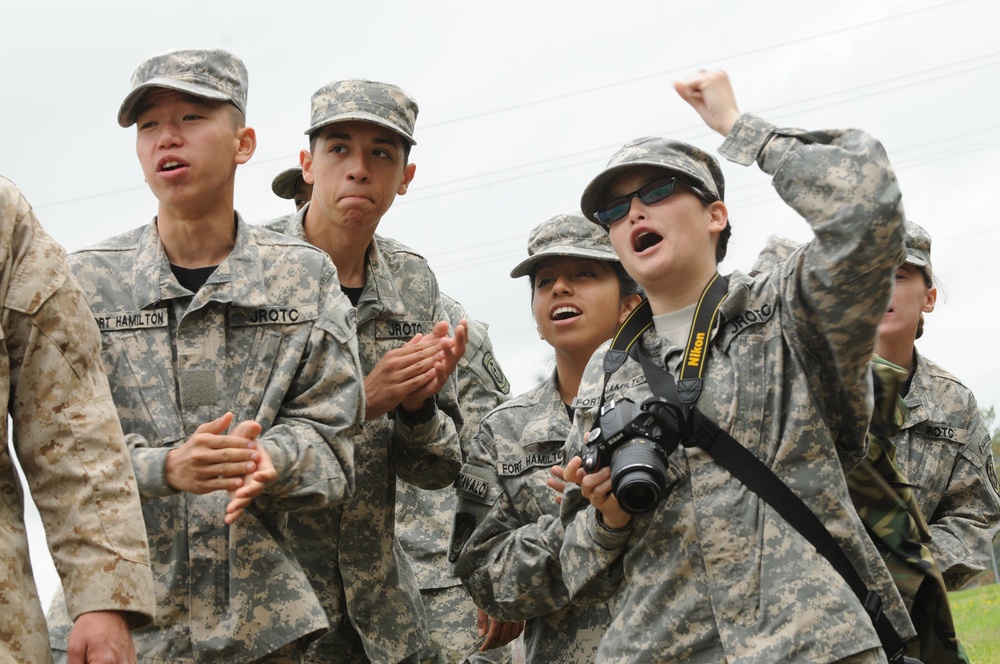 Junior ROTC students show off leadership skills at annual competition