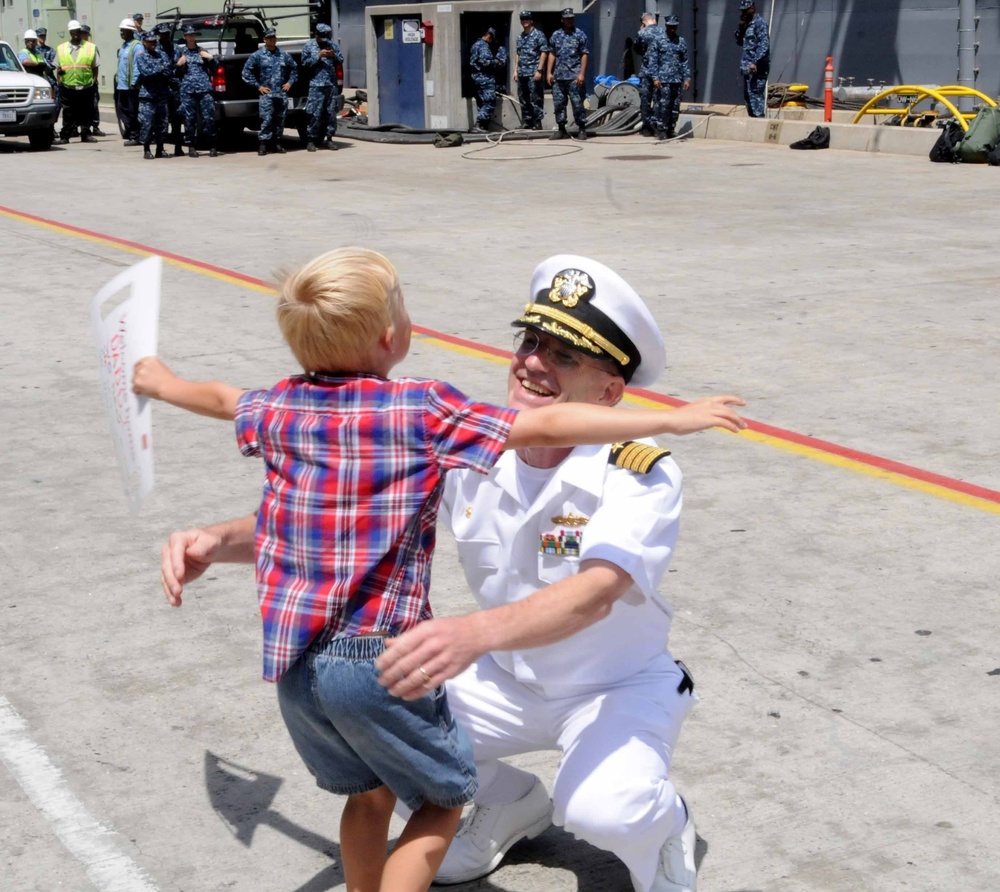 Peleliu returns home
