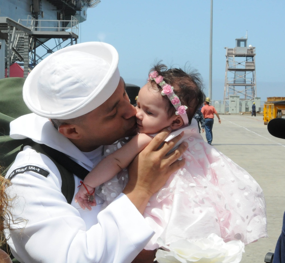 Peleliu returns home