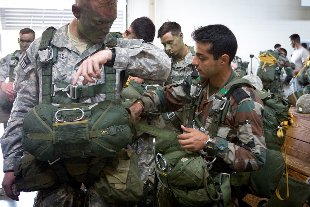 Airborne jump, air assault part of Yudh Abhyas training