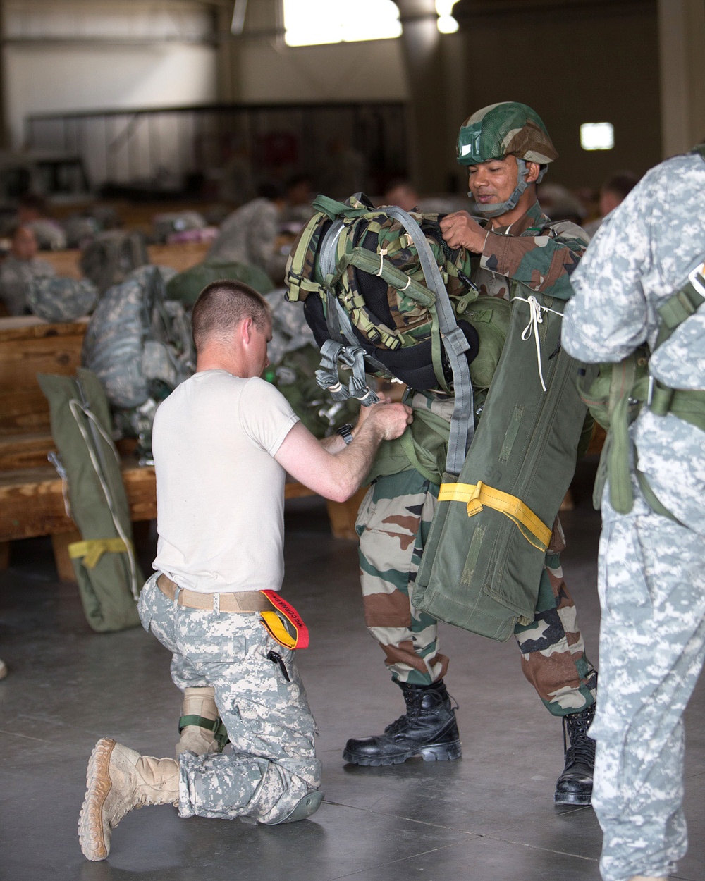 Airborne jump, air assault part of Yudh Abhyas training