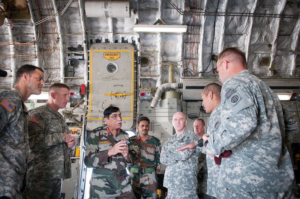 Airborne jump, air assault part of Yudh Abhyas training