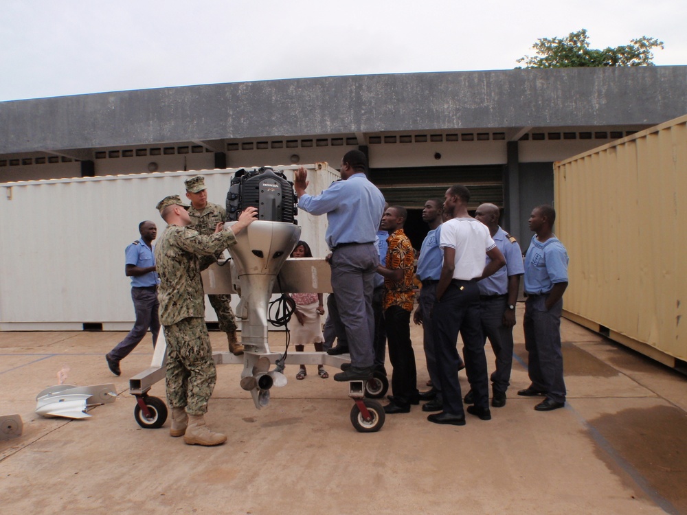 MCAST training Togolese navy personnel