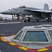 USS Carl Vinson flight deck activity