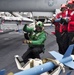 USS Carl Vinson flight deck action