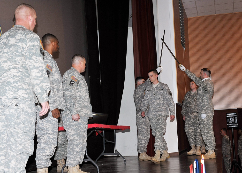 NCO induction ceremony