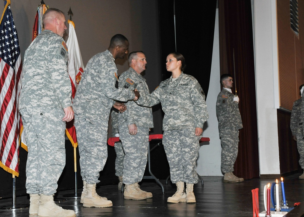 NCO induction ceremony