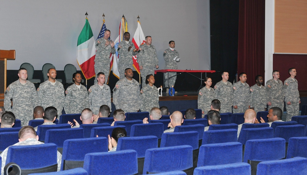 NCO induction ceremony