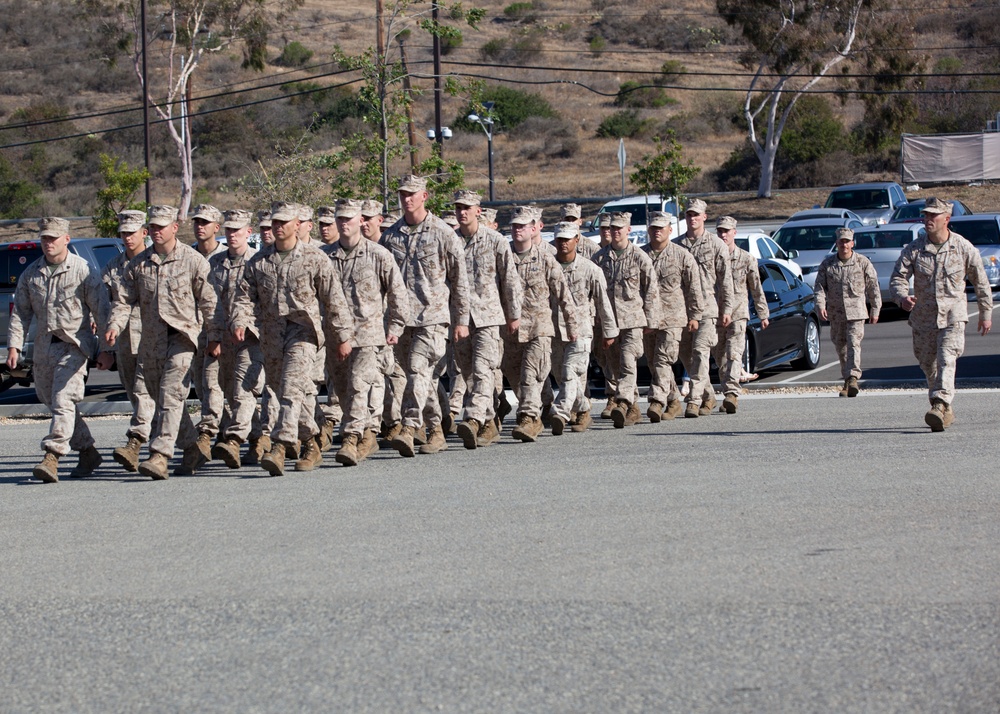 Dark Horse Battalion reunite with family and friends after tour with 15th MEU