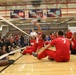 Marines compete in volleyball during Warrior Games