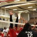 Marines compete in volleyball at Warrior Games
